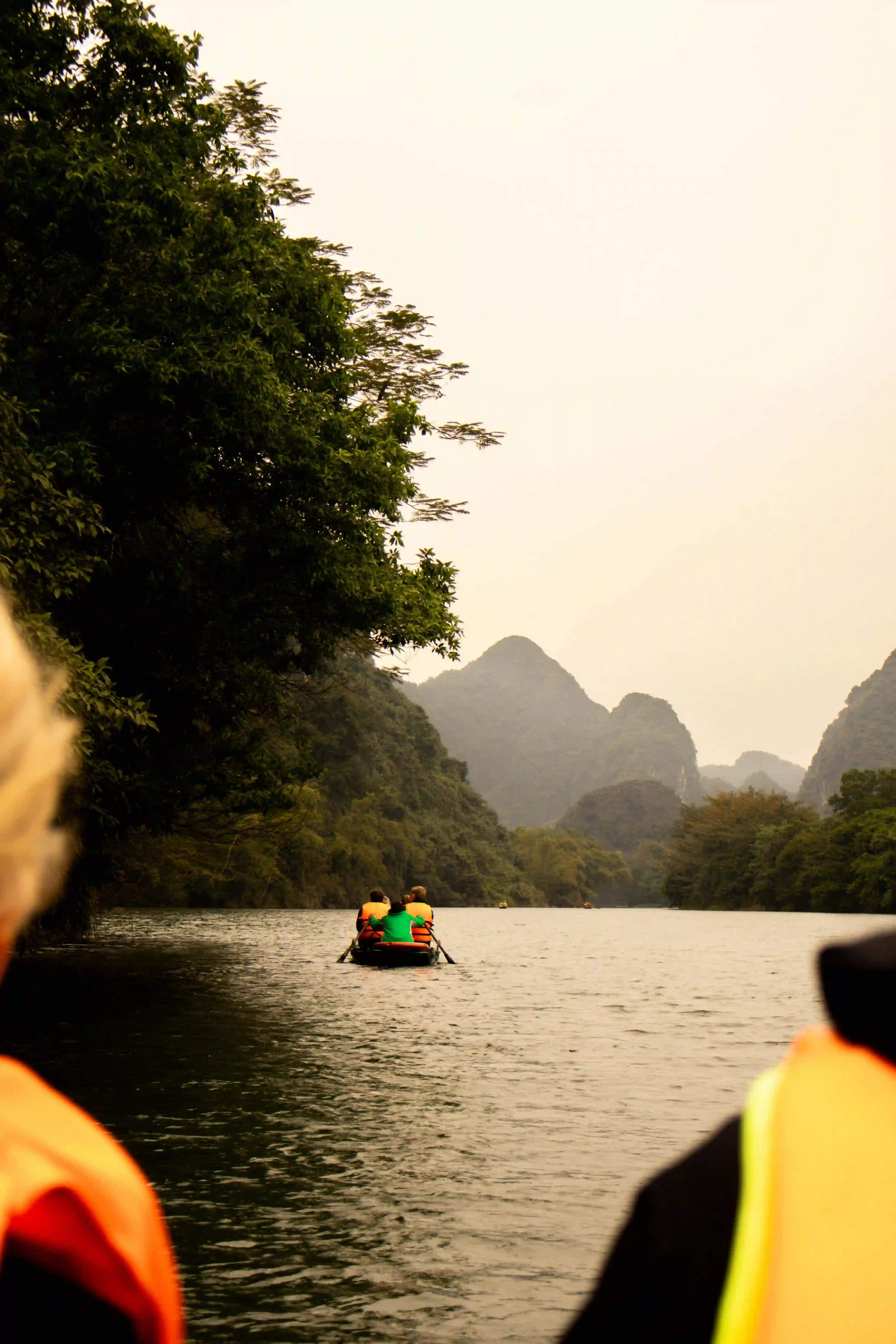 Rafters on smooth waters.
